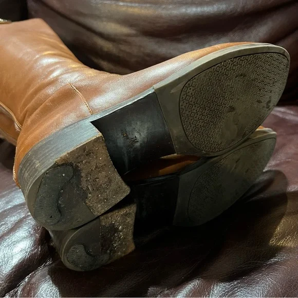 Tory Burch Sidney Leather Knee High Boots size 7 M - Picture 5 of 8